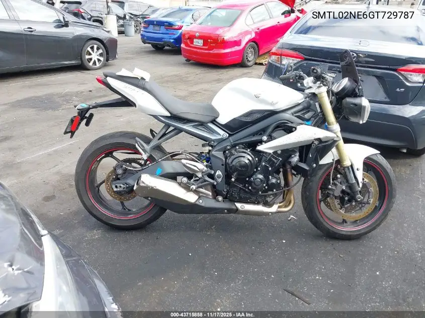 SMTL02NE6GT729787 2016 Triumph Motorcycle Street Triple