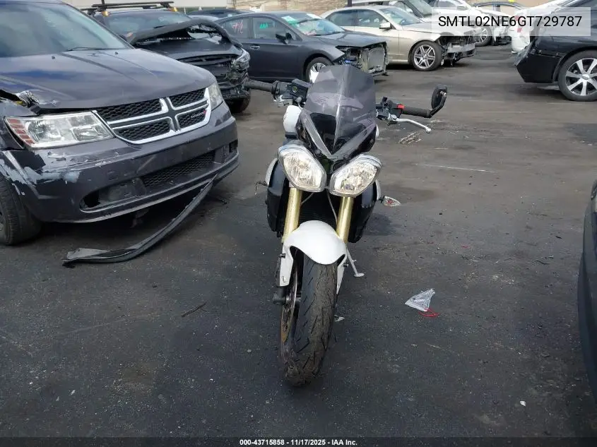 SMTL02NE6GT729787 2016 Triumph Motorcycle Street Triple