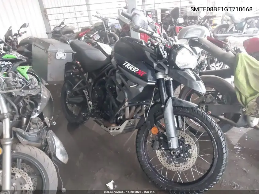 SMTE08BF1GT710668 2016 Triumph Motorcycle Tiger 800Xc
