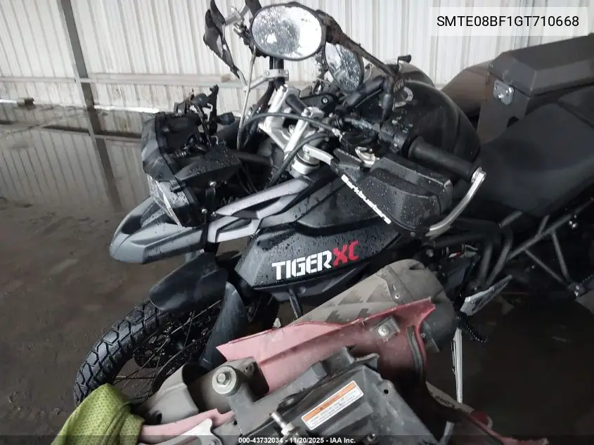 SMTE08BF1GT710668 2016 Triumph Motorcycle Tiger 800Xc