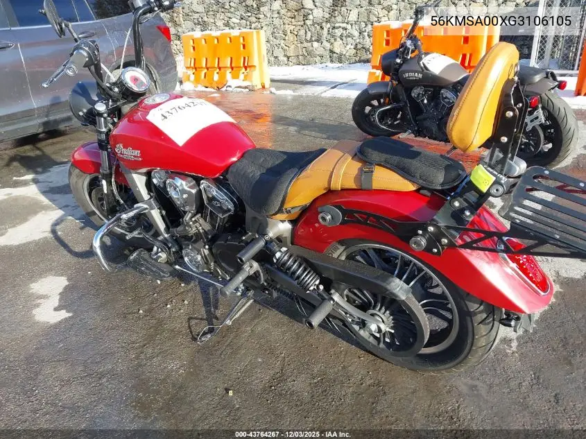 56KMSA00XG3106105 2016 Indian Motorcycle Co. Scout Abs