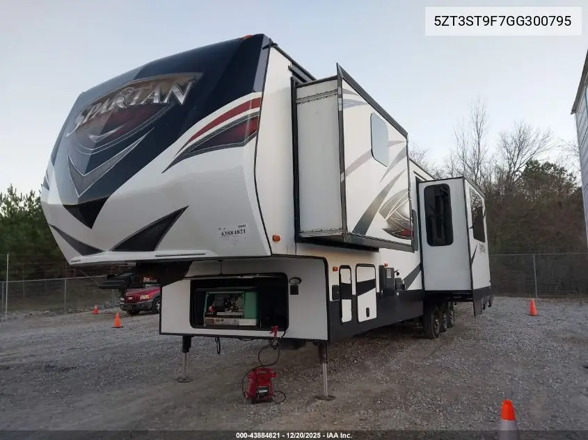 2016 Forest River Spartan VIN: 5ZT3ST9F7GG300795 Lot: 43884821