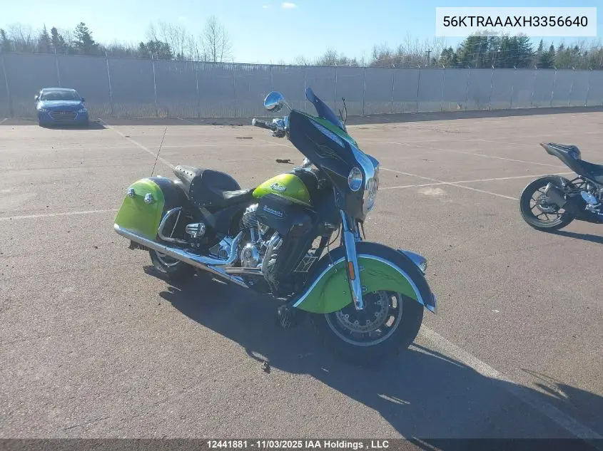 56KTRAAAXH3356640 2017 Indian Motorcycle Co. Roadmaster