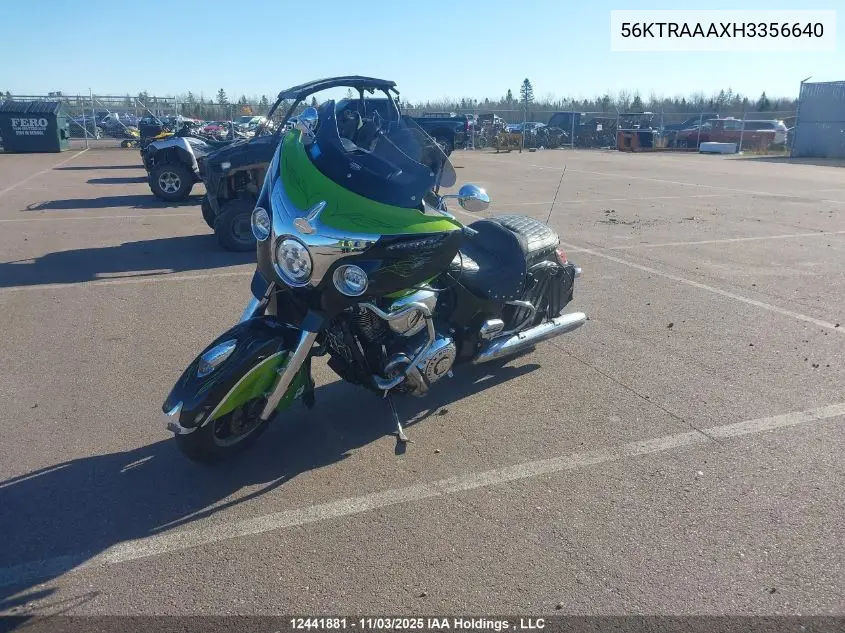 56KTRAAAXH3356640 2017 Indian Motorcycle Co. Roadmaster