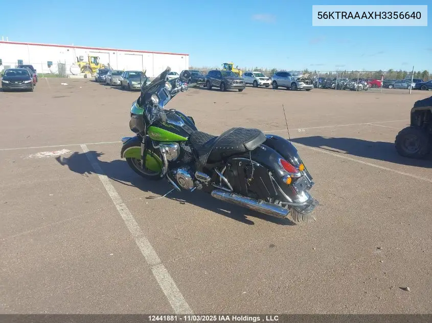 56KTRAAAXH3356640 2017 Indian Motorcycle Co. Roadmaster