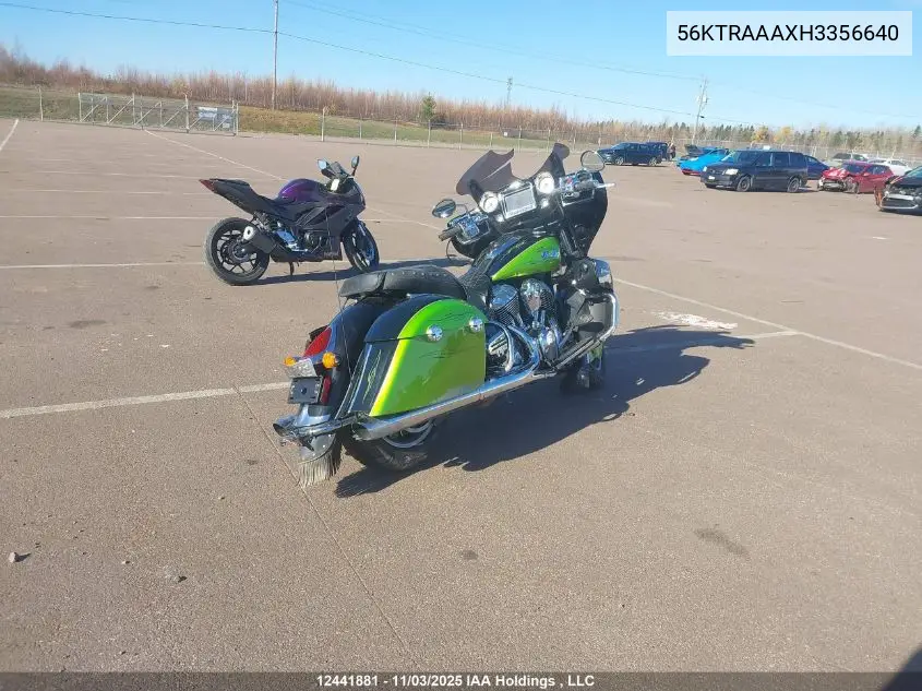 56KTRAAAXH3356640 2017 Indian Motorcycle Co. Roadmaster