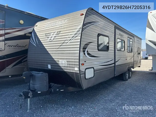 4YDT29B26H7205316 2017 Hideout 2017 Keystone Rv Hideout 29 Ft T/A Travel Trailer