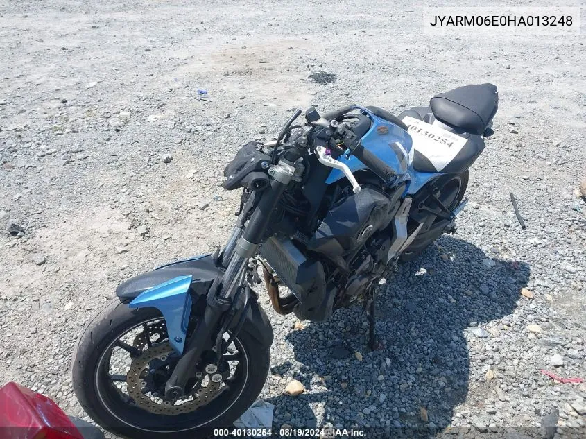 JYARM06E0HA013248 2017 Yamaha Fz07