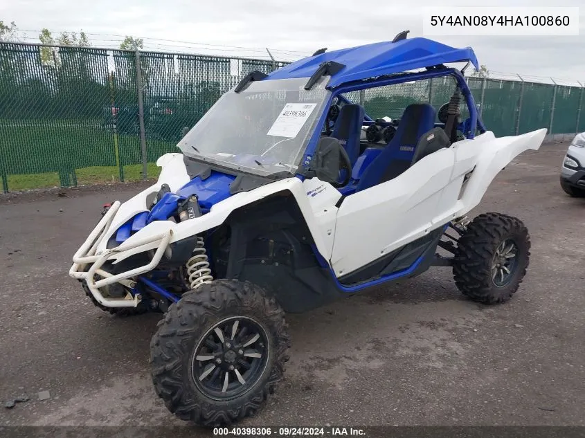 5Y4AN08Y4HA100860 2017 Yamaha Yxz1000 Et