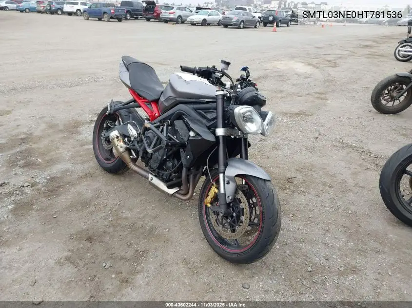 SMTL03NE0HT781536 2017 Triumph Motorcycle Street Triple R/Abs