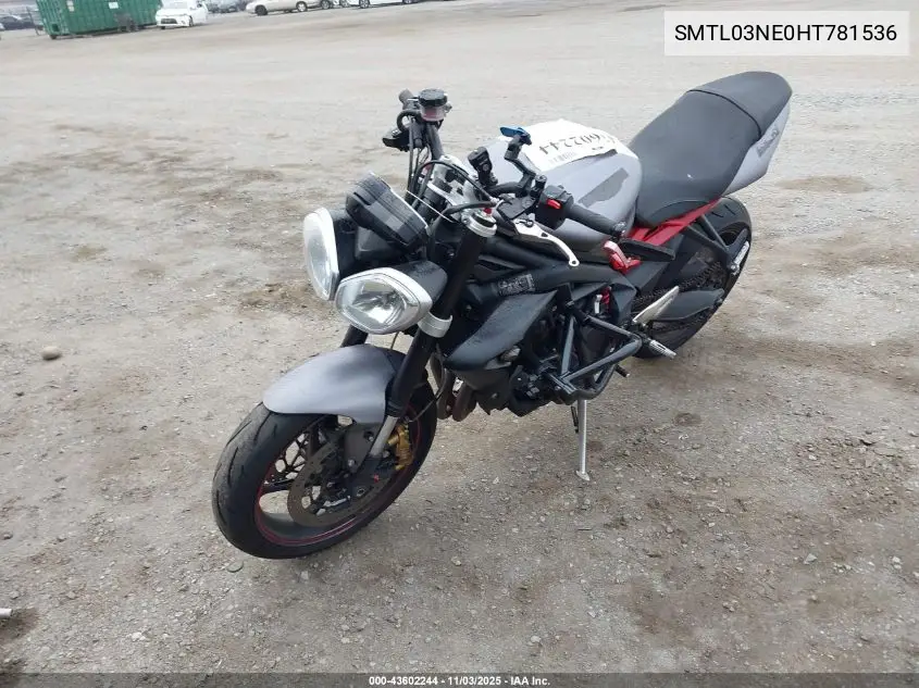 SMTL03NE0HT781536 2017 Triumph Motorcycle Street Triple R/Abs
