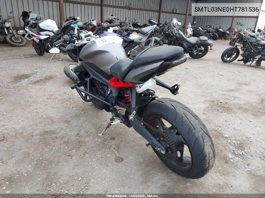 SMTL03NE0HT781536 2017 Triumph Motorcycle Street Triple R/Abs
