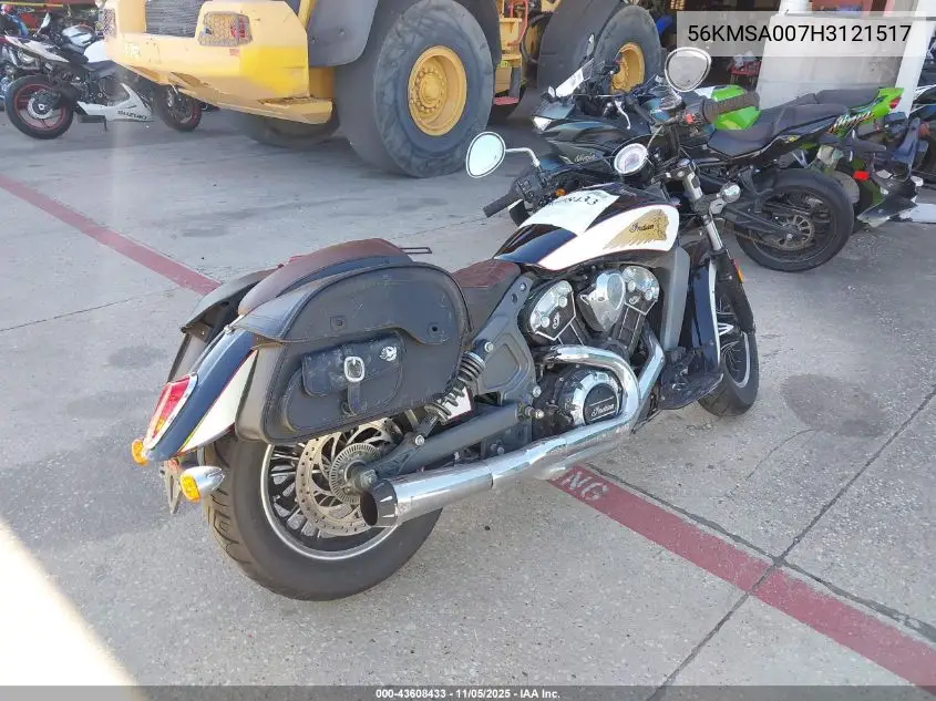 56KMSA007H3121517 2017 Indian Motorcycle Co. Scout Abs