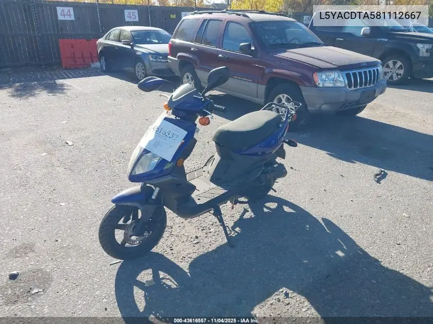 L5YACDTA581112667 2017 Znen Scooter