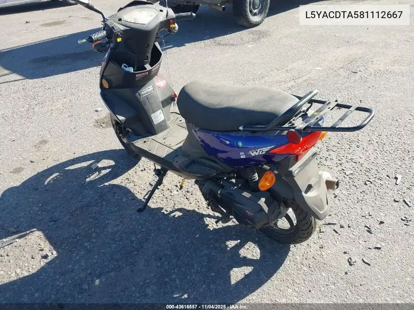 L5YACDTA581112667 2017 Znen Scooter