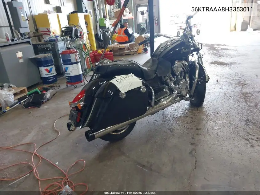 56KTRAAA8H3353011 2017 Indian Motorcycle Co. Roadmaster