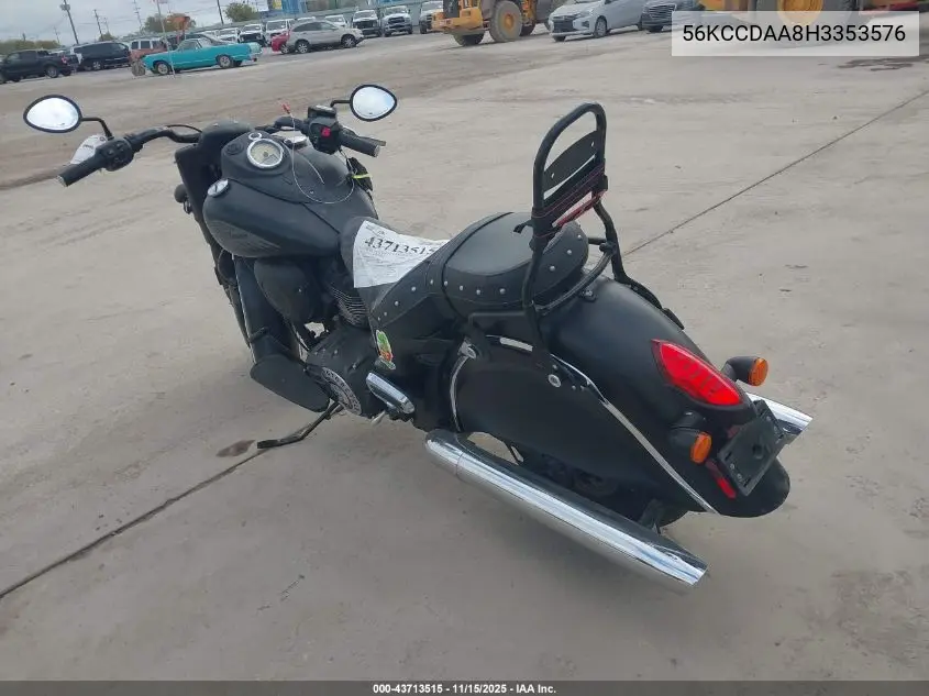 56KCCDAA8H3353576 2017 Indian Motorcycle Co. Chief Dark Horse