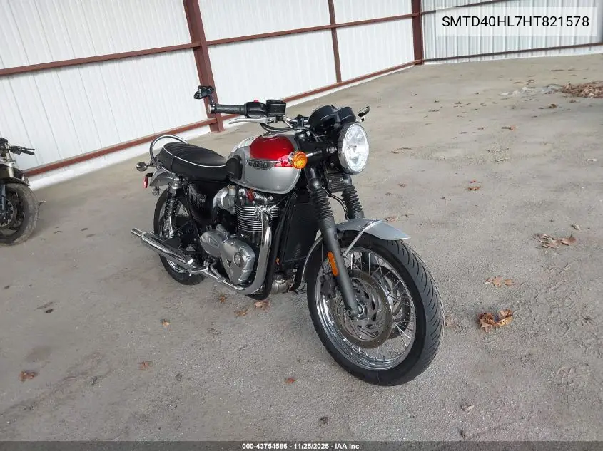 SMTD40HL7HT821578 2017 Triumph Motorcycle Bonneville T120/Black