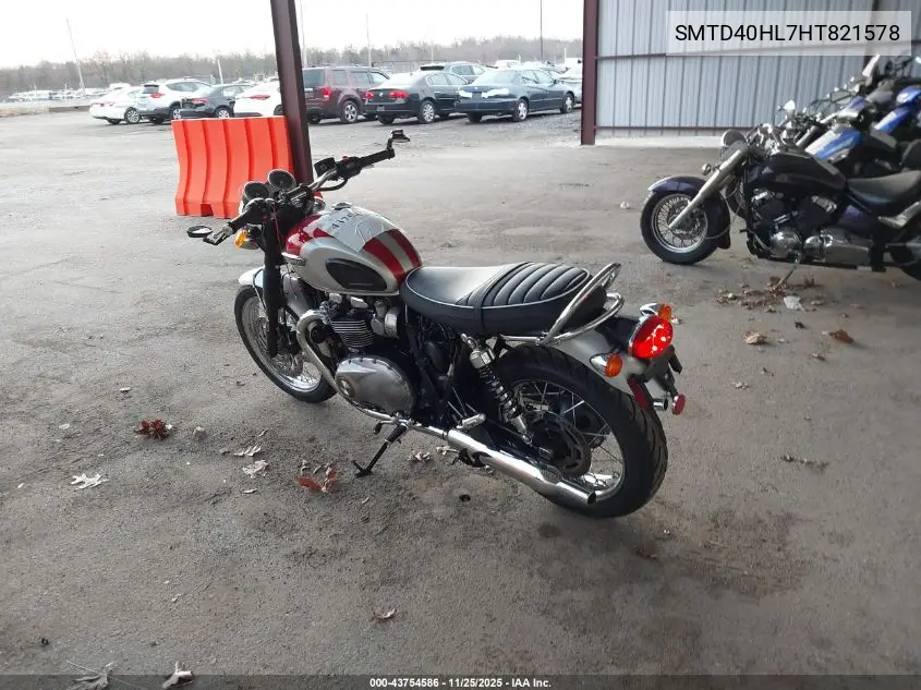 SMTD40HL7HT821578 2017 Triumph Motorcycle Bonneville T120/Black