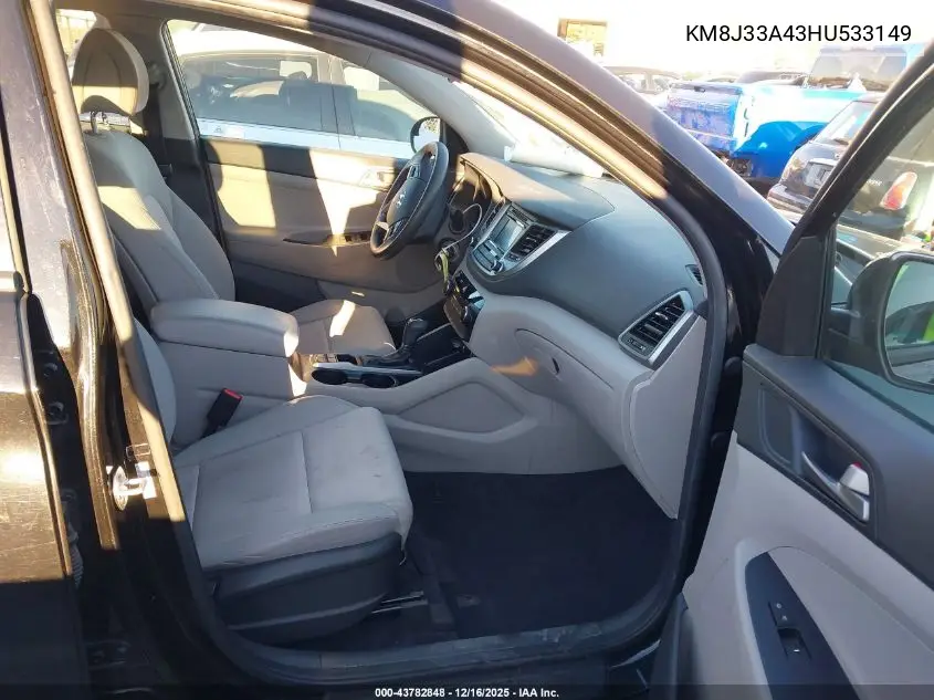 KM8J33A43HU533149 2017 Hyundai Tucson Se