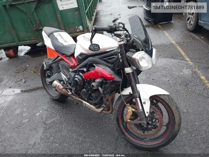 SMTL03NE0HT781889 2017 Triumph Motorcycle Street Triple R/Abs