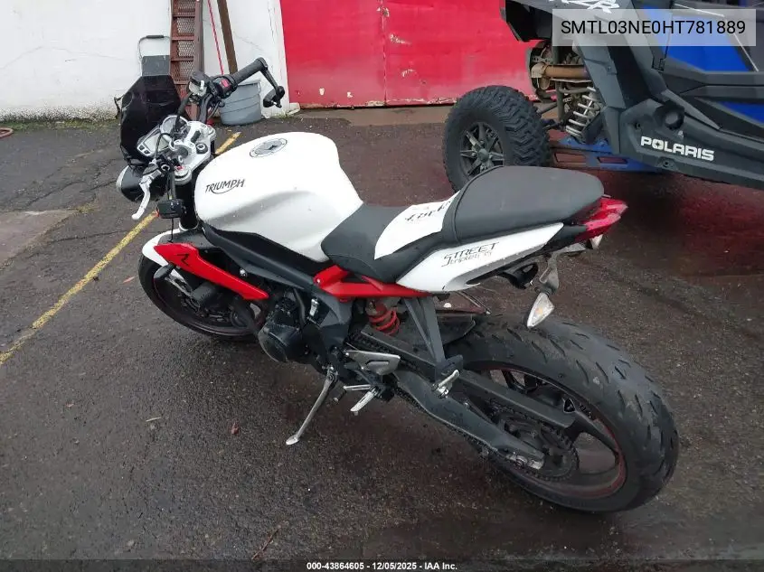 SMTL03NE0HT781889 2017 Triumph Motorcycle Street Triple R/Abs