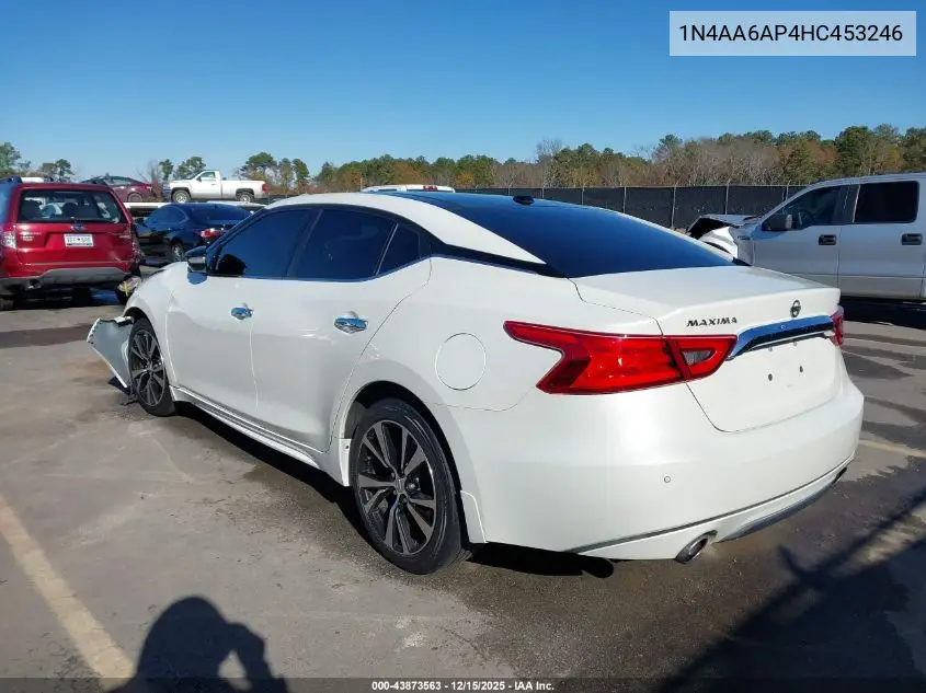 1N4AA6AP4HC453246 2017 Nissan Maxima 3.5 Sl