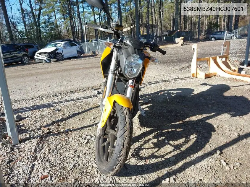 538SMBZ40HCJ07601 2017 Zero Motorcycles Inc S 6.5