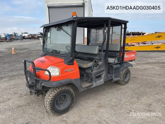 A5KD1HDAADG030405 2014 Kubota Rtv 1140 Cpx 2014 Kubota Rtv1140Cpx 4X4 Utility Vehicle