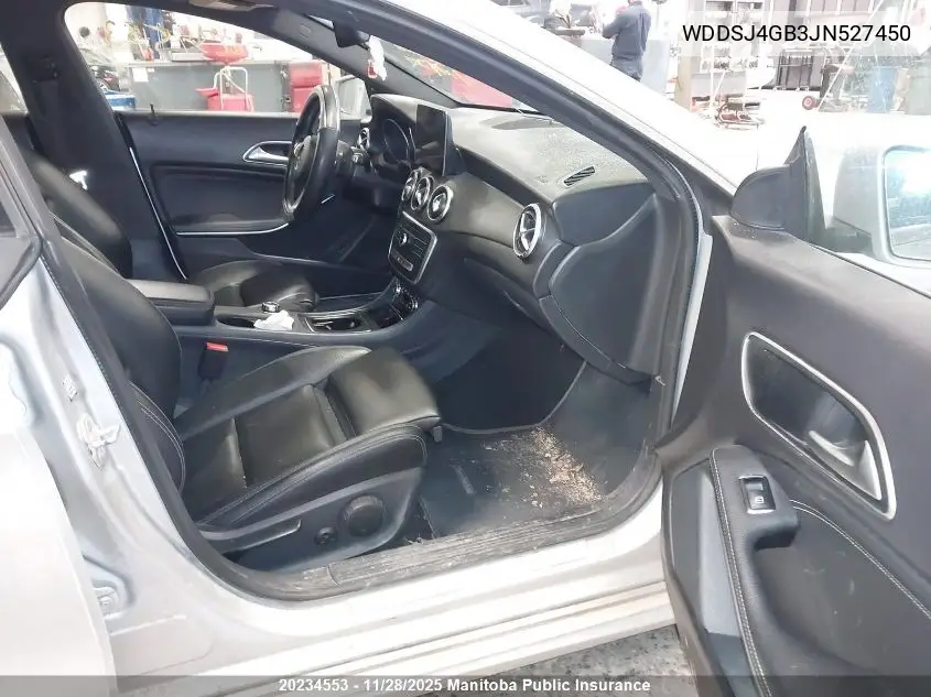 WDDSJ4GB3JN527450 2018 Mercedes Benz Cla250 4Matic