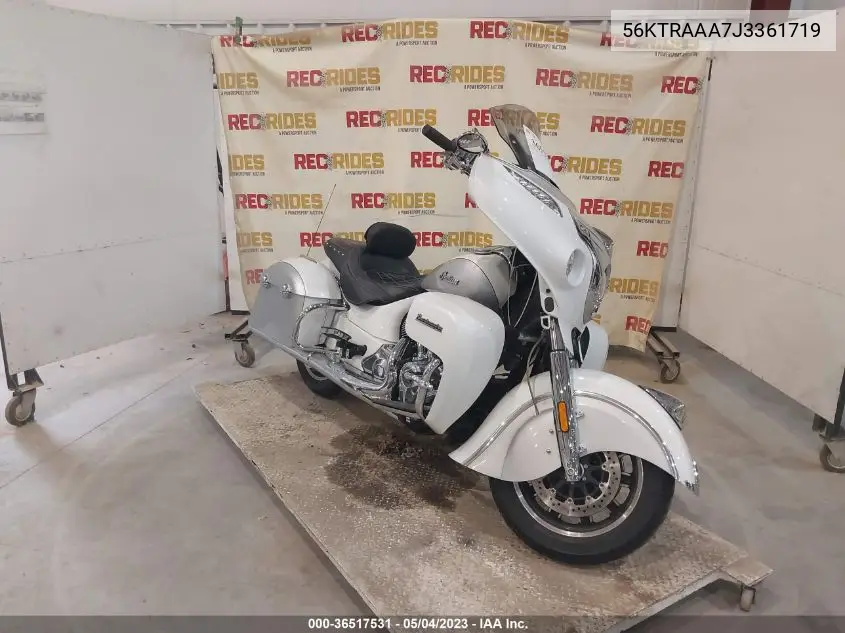 56KTRAAA7J3361719 2018 Indian Motorcycle Co. Roadmaster