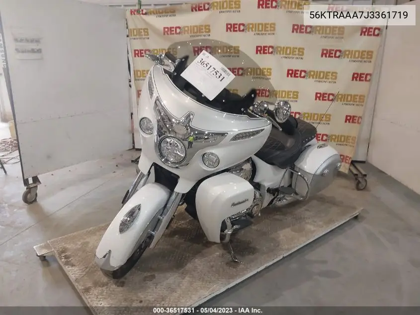 56KTRAAA7J3361719 2018 Indian Motorcycle Co. Roadmaster