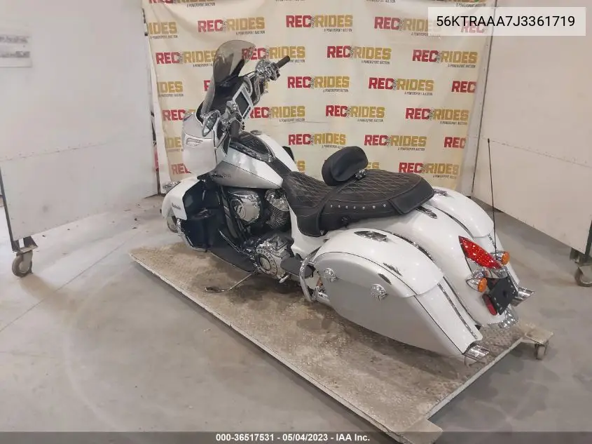 56KTRAAA7J3361719 2018 Indian Motorcycle Co. Roadmaster
