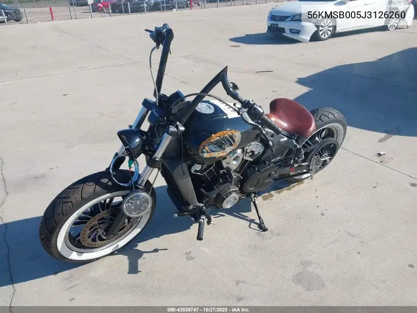 56KMSB005J3126260 2018 Indian Motorcycle Co. Scout