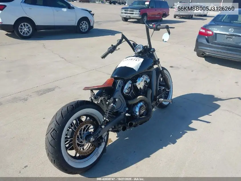 56KMSB005J3126260 2018 Indian Motorcycle Co. Scout