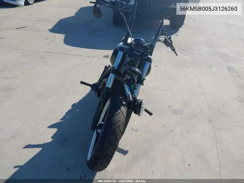 56KMSB005J3126260 2018 Indian Motorcycle Co. Scout