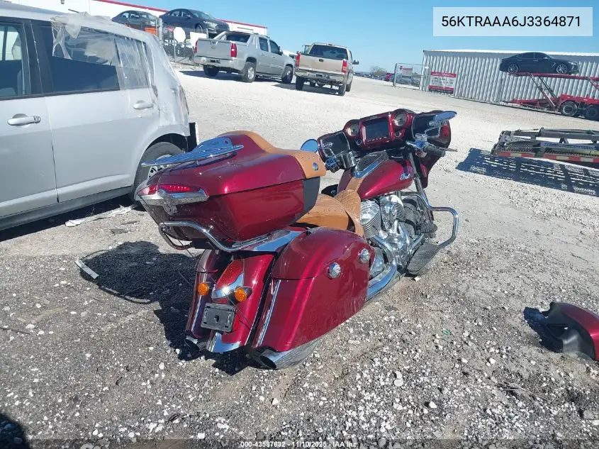 56KTRAAA6J3364871 2018 Indian Motorcycle Co. Roadmaster