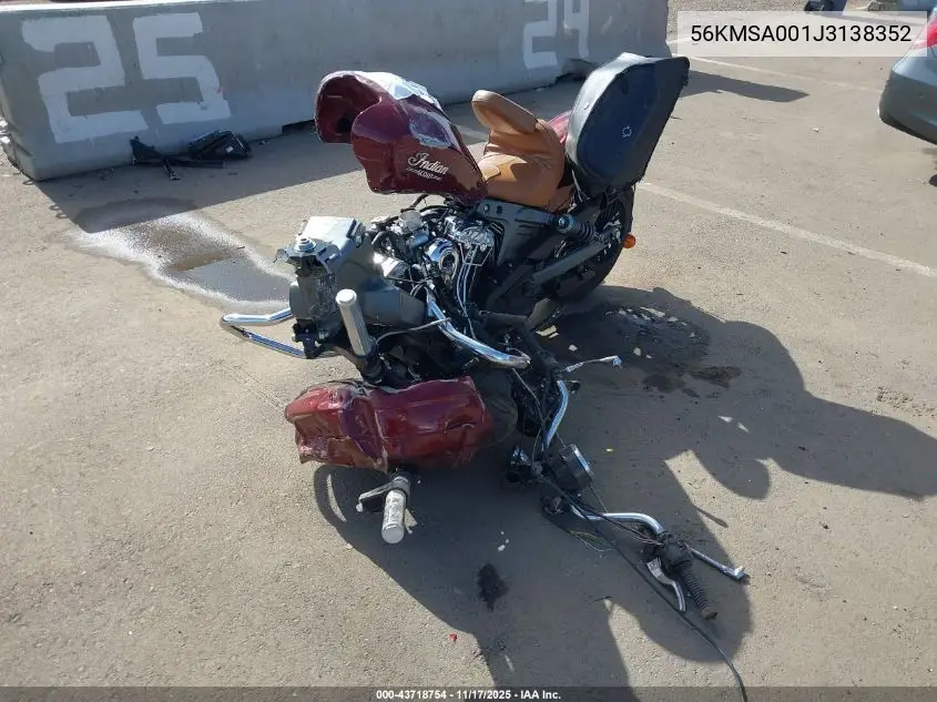 56KMSA001J3138352 2018 Indian Motorcycle Co. Scout Abs