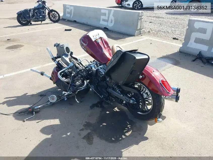 56KMSA001J3138352 2018 Indian Motorcycle Co. Scout Abs