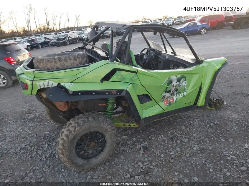 4UF18MPV5JT303757 2018 Artic Cat Wild Cat 1000
