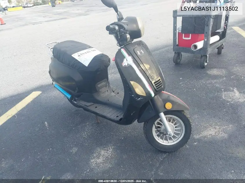 L5YACBAS1J1113502 2018 Znen Zn150T-G
