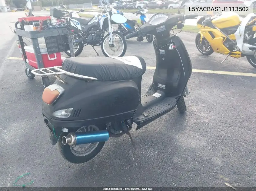 L5YACBAS1J1113502 2018 Znen Zn150T-G