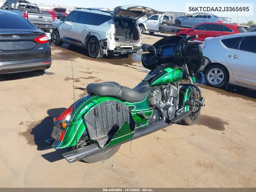 56KTCDAA2J3365695 2018 Indian Motorcycle Co. Chieftain Dark Horse