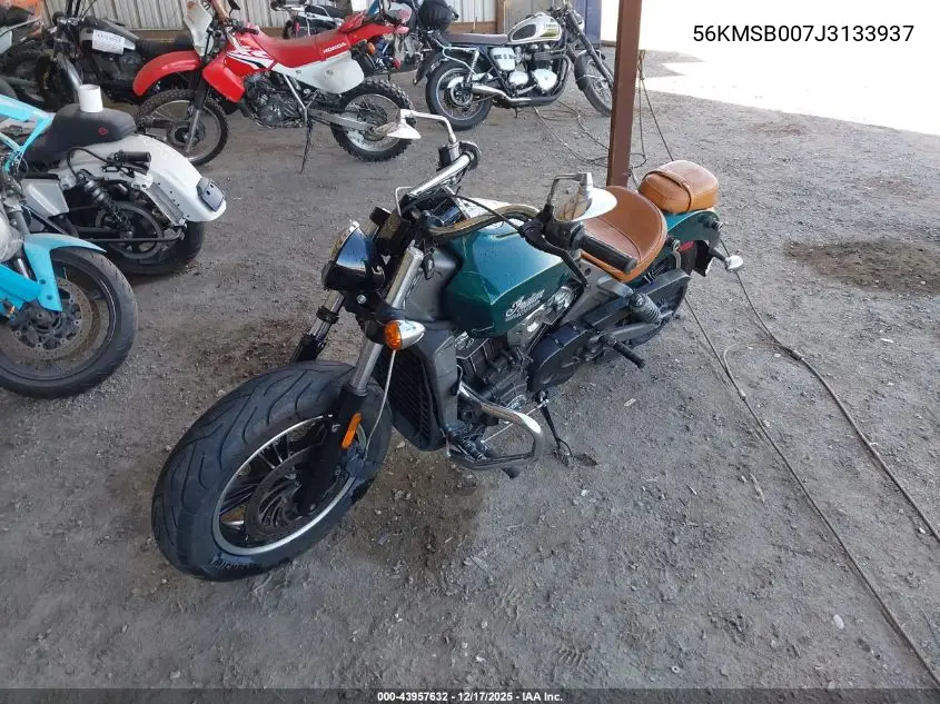 56KMSB007J3133937 2018 Indian Motorcycle Co. Scout