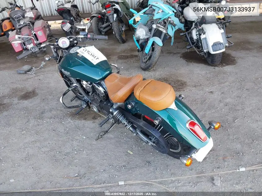56KMSB007J3133937 2018 Indian Motorcycle Co. Scout