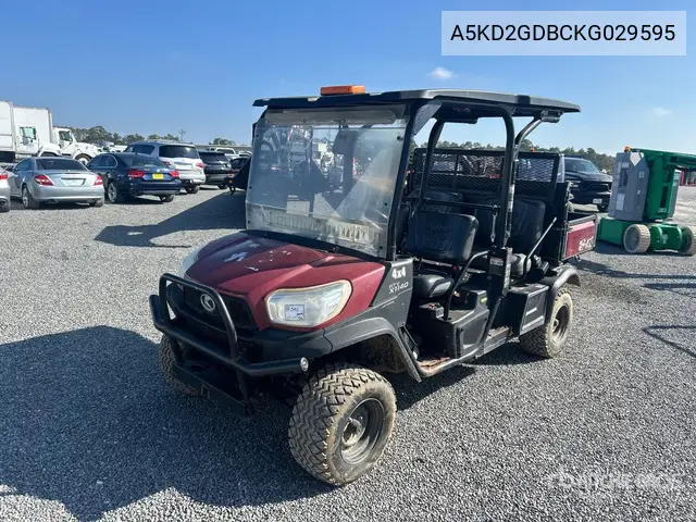 A5KD2GDBCKG029595 2019 Kubota Rtv-X 1140 2019 Kubota Rtv-X1140 4X4 Utility Vehicle