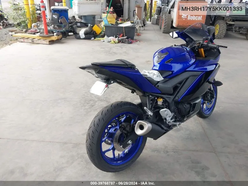 MH3RH17Y5KK001333 2019 Yamaha Yzfr3