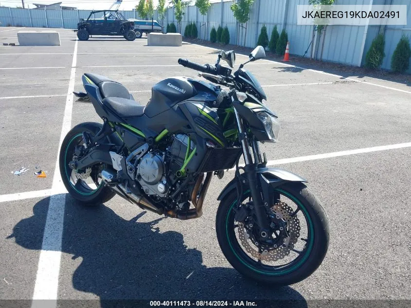 JKAEREG19KDA02491 2019 Kawasaki Er650 G