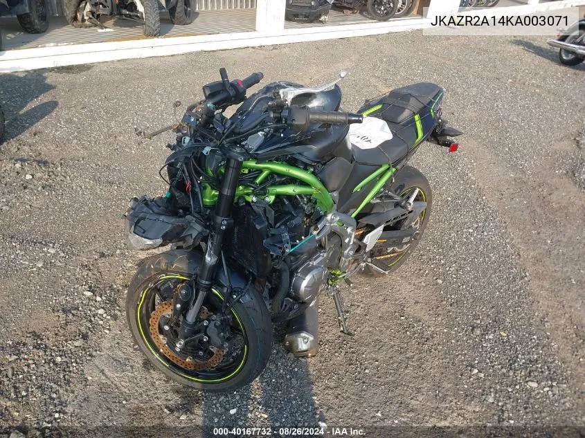 JKAZR2A14KA003071 2019 Kawasaki Zr900