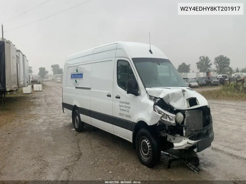 W2Y4EDHY8KP201917 2019 Freightliner Sprinter 2500 High Roof V6
